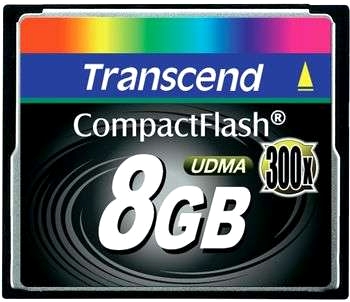 Transcend CompactFlash-kort 8 GB 300x