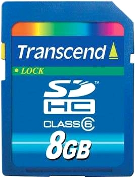 Transcend SDHC 8GB (Klass 6)