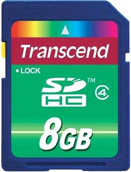 Transcend SDHC-kort 8 GB klass 4