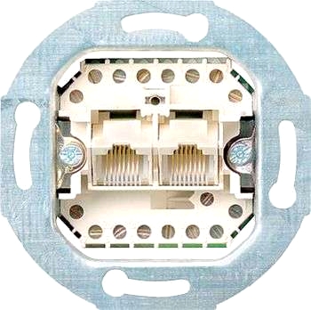 UAE/ IAE (analog)-anslutningsdosa 2 x 8-polig