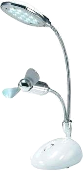 USB-lysdiodlampa med fläkt