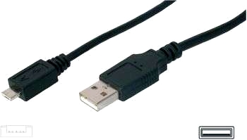 USB Micro-anslutningskabel kontakt A till Micro-A
