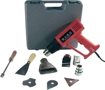 Varmluftpistol 2 000 W 8-delar