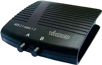 Vivanco HDX 2.1 manuell HDMI-omkopplare