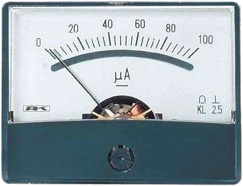 Vridspoleinbyggnadsinstrument med spegelskala