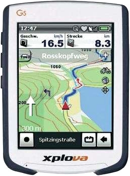 Xplova G5 HR cykel- och terränglöpnings-GPS