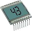 2-siffrig LCD-display