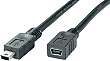 Conrad USB 2.0-kabel, mini B-förlängning 3 m