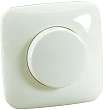Dimmer med centralplatta och knapp 60-400 W