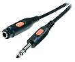 Förlängningskabel tele 6,3 mm, 5 m 