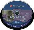 Verbatim DVD+R 4,7 GB 16x Lightscribe 10st Spindel